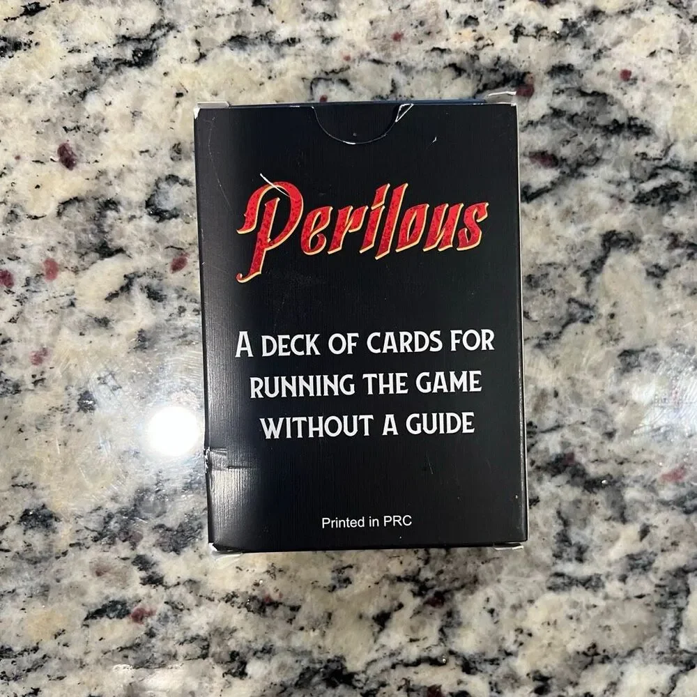 PERILOUS: TTRPG Card Deck for DM-less Play, Guide-less Adventures, D&D Companion